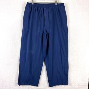 Zero Restriction Rain Pants Mens L Blue Gore-Tex Waterproof Preppy Outdoors USA